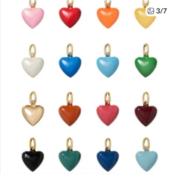 ROXANNE ASSOULIN The Mini Puffy Heart Charm in Red firm price - Picture 2 of 16